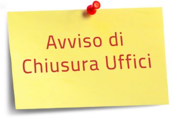 Chiusura ufficio tecnico il giorno 08/09/2025